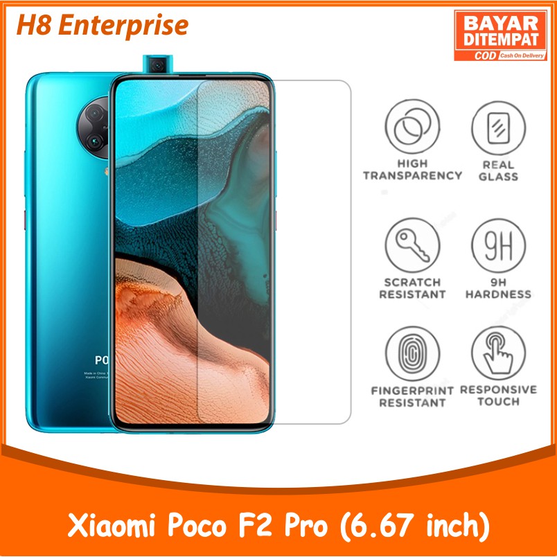 Tempered Glass Xiaomi Poco F2 Pro - Anti Gores Kaca Premium Quality