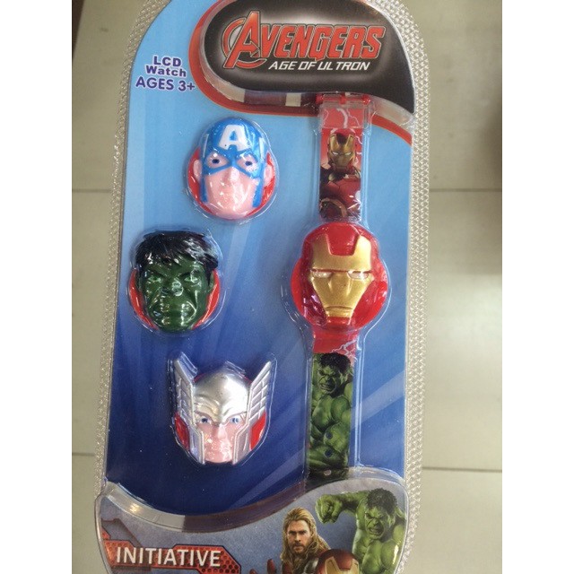 Jam Tangan Anak Pria Murah Avengers / Ironman / Captain America / Hulk