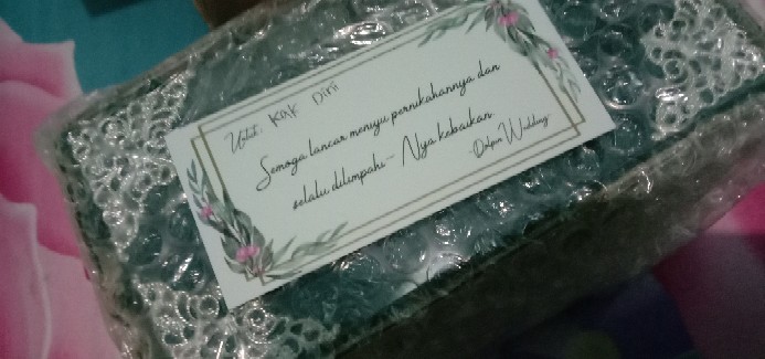 Kotak Cincin Gelang Frame Tutup Mika Untuk Seserahan/ Lamaran Fcg