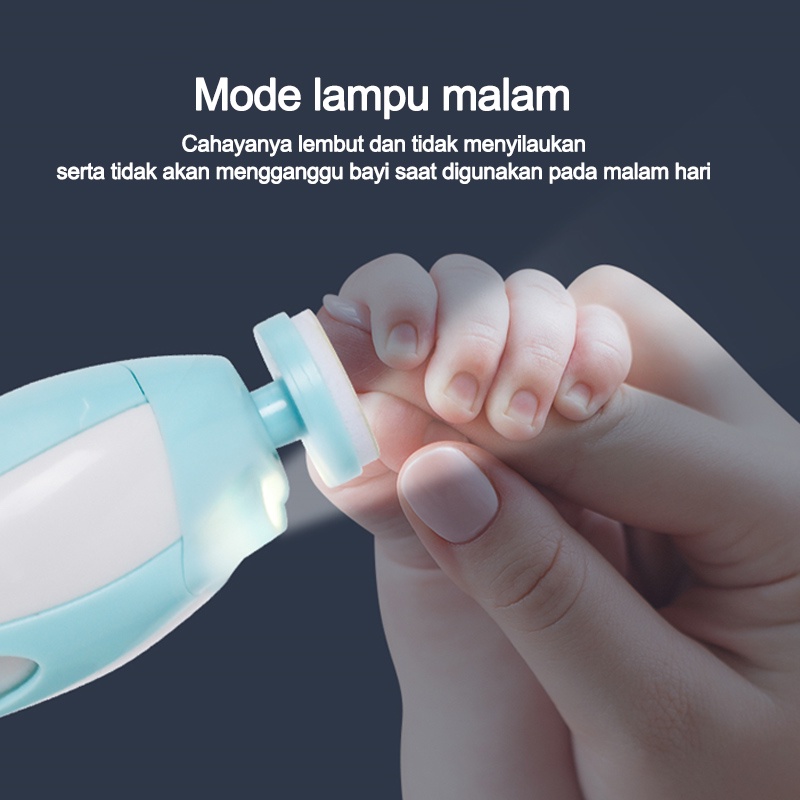 Baby Nail Trimmer Gunting kuku bayi elektrik Grinding pedicure/Pemoles kuku bayi listrik  L171