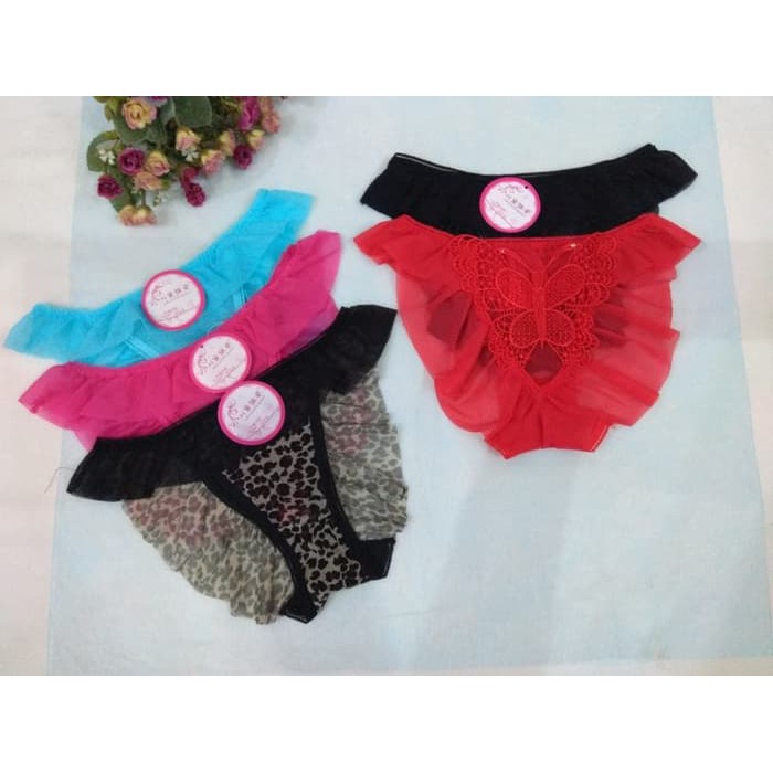 CD.612.KOV2 - CELANA DALAM KUPU SEXY - Hitam