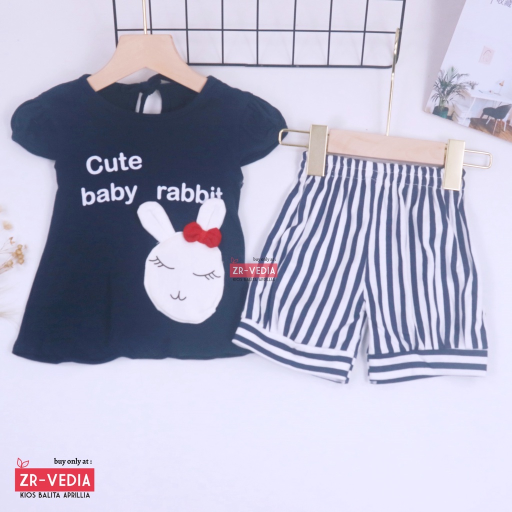 Setelan Starla uk 3-18 Bulan / EXPORT Quality Baju Bayi Anak Perempuan Kaos Lengan Celana Panjang