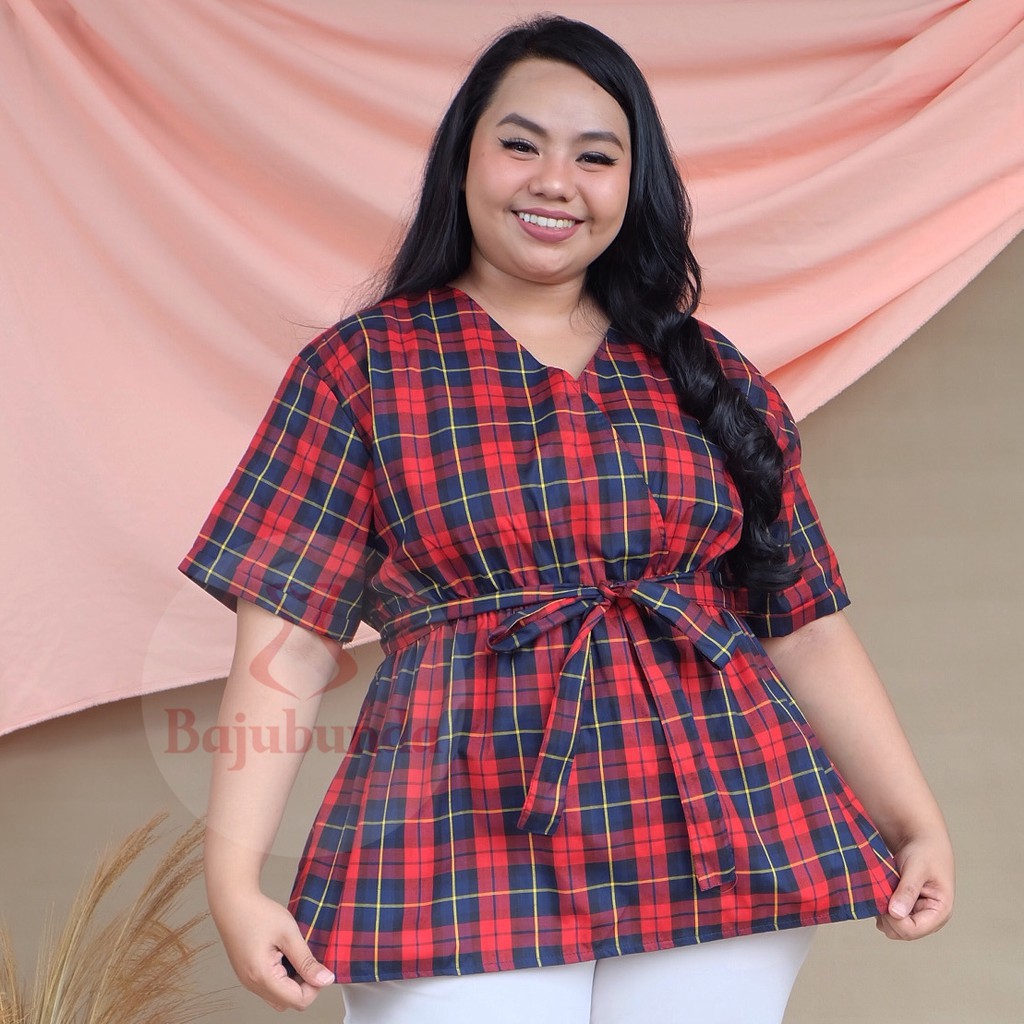 ATASAN BIG SIZE LD 120 WANITA / BLOUSE JUMBO / BAJU WANITA JUMBO / BAJUBUNDA APRILIA-2