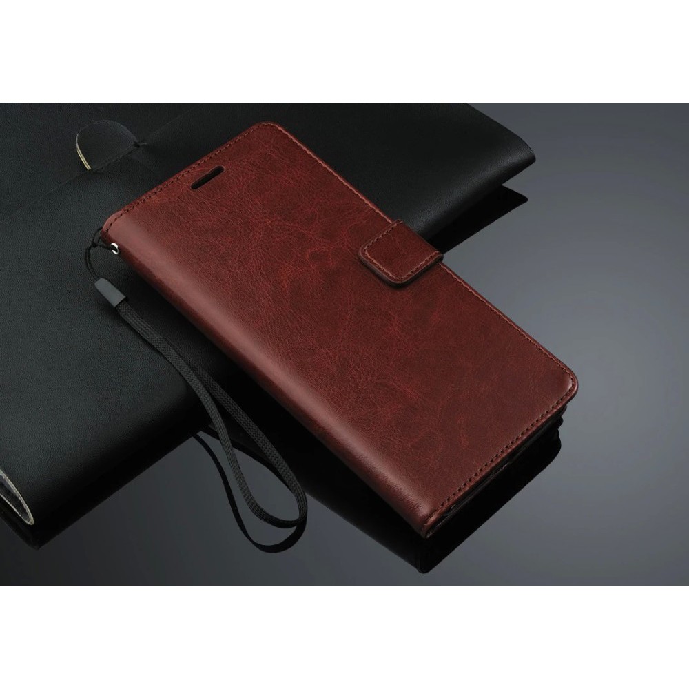 FLIP COVER WALLET Oppo R7s R7sf Case dompet kulit Casing Retro HP leather