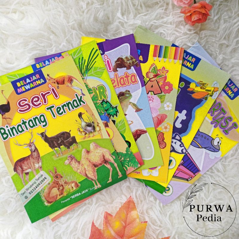 BUKU MEWARNAI BUKU ANAK TK, PAUD, DAN PRA SEKOLAH
