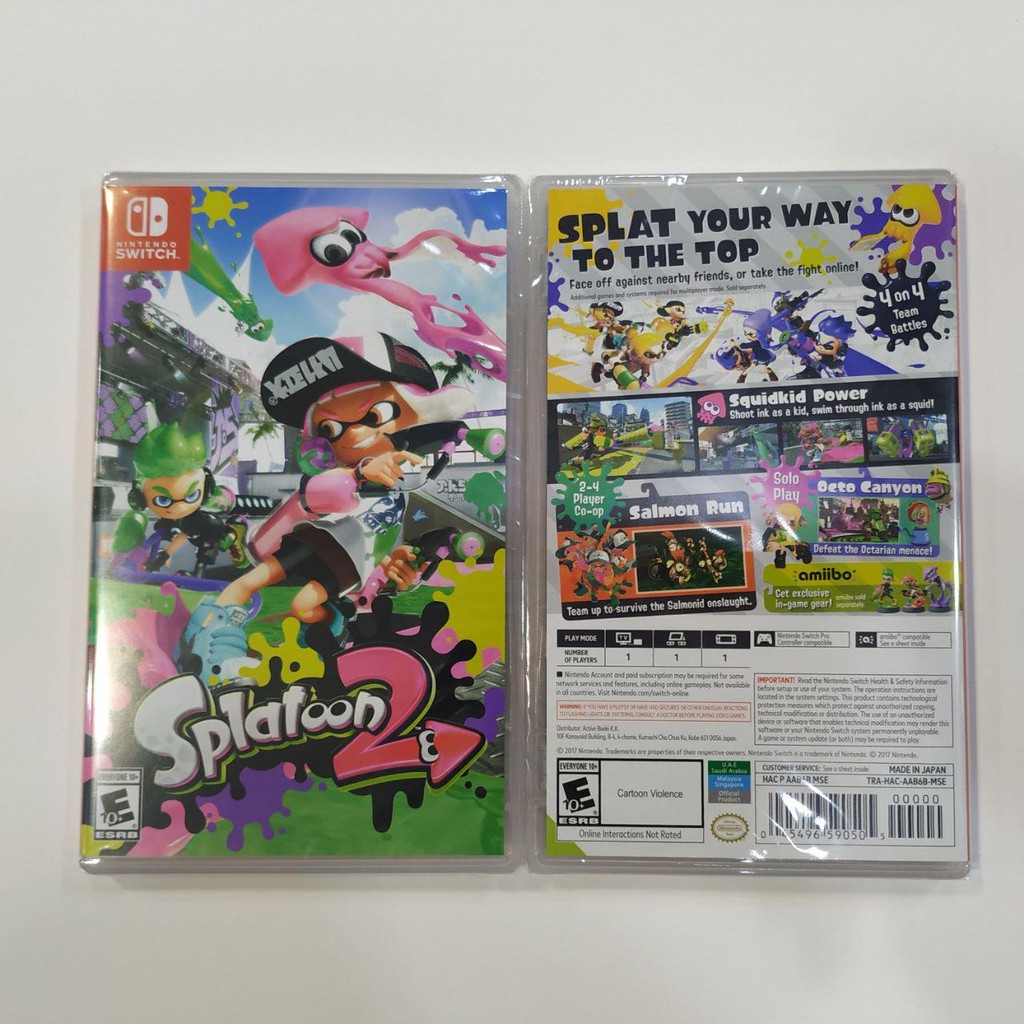 Splatoon 2 Nintendo Switch gameswitch