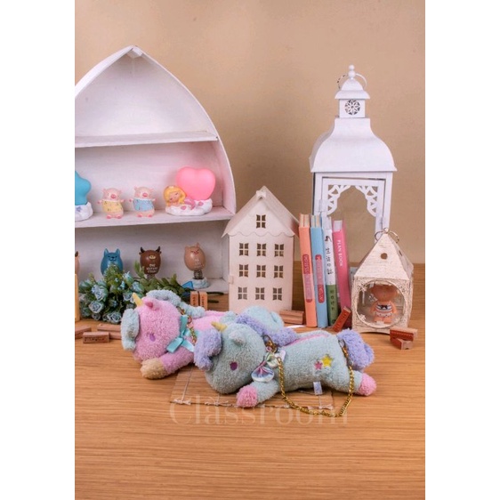 CLASSROOM tas tenteng unicorn/dompet unicorn/ boneka unicorn