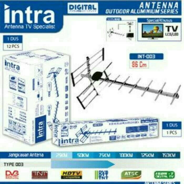 Antena TV intra luar dalam/Tv lCd Led tabung/antenna Tv+Kabel 13Meter