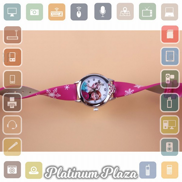 JOYROX Jam Tangan Anak Perempuan Princess Elsa Anna Frozen - FG0701A - Rose`9FK7UG-