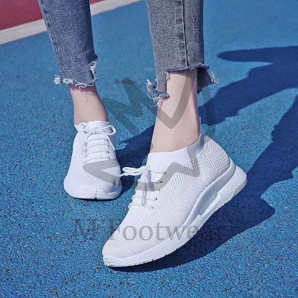 MFW Baek Sin - Sepatu Sneakers Wanita Casual-White