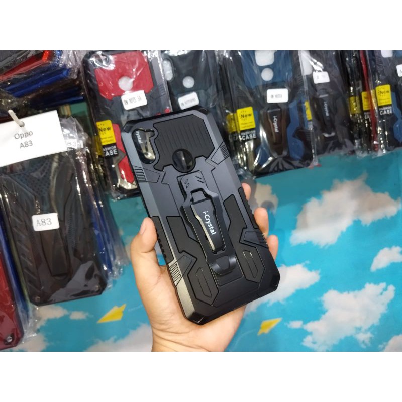 Samsung A11/M11 I-Crystal Robot Silikon Ring Standing Cover Casing HP Hardcase