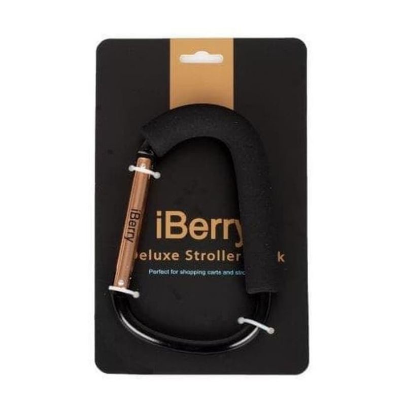 Gantungan iBerry Deluxe Stroller Hook Gold