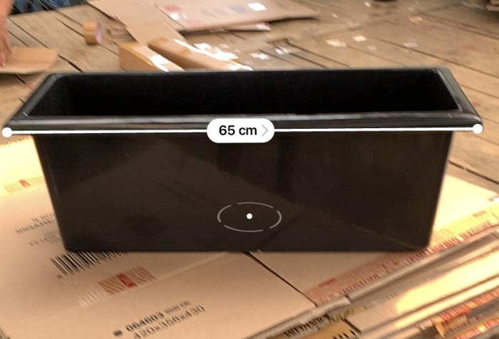 pot tanaman panjang 60 cm/pot tanaman hias