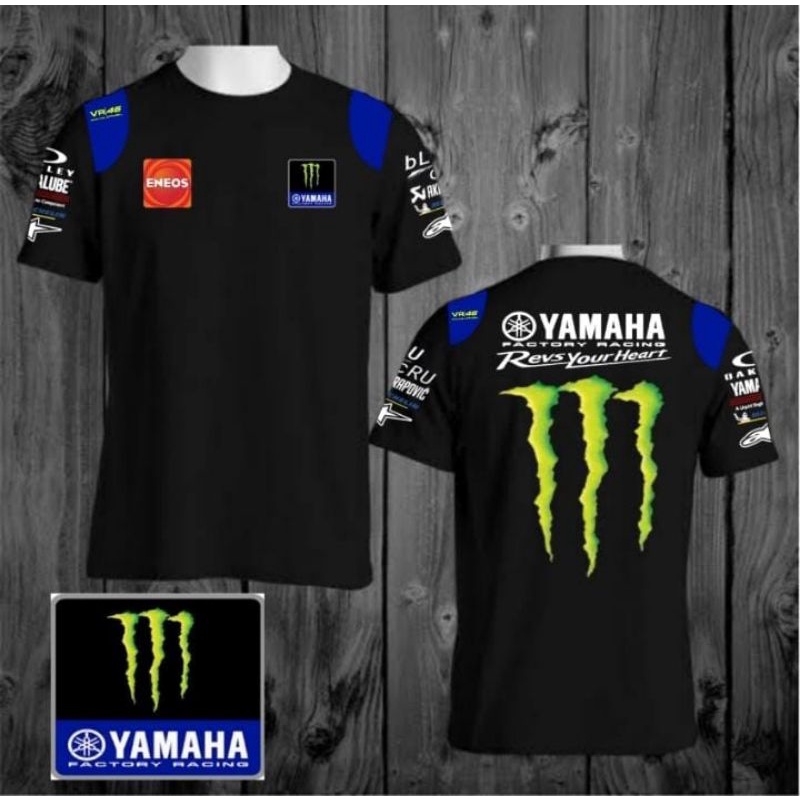kaos monster yamaha motogp 2022