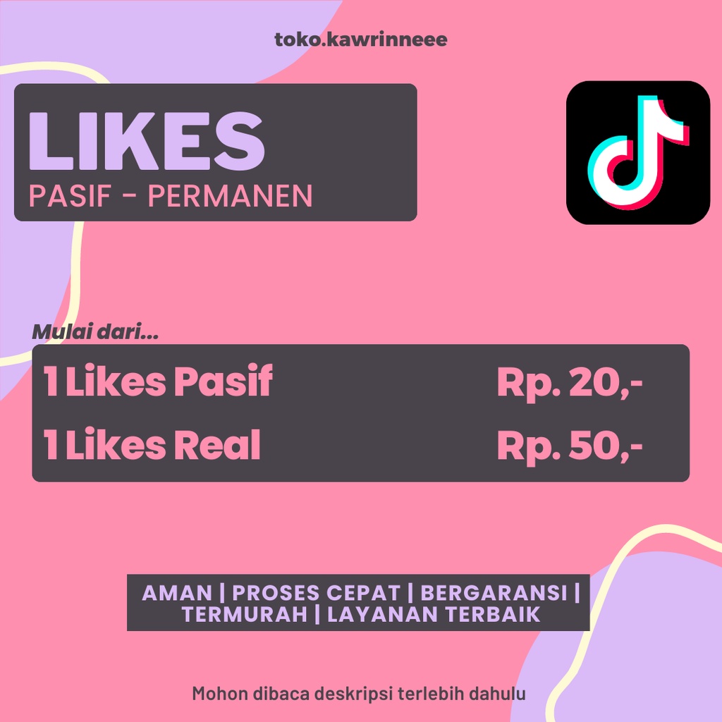 Likes TikTok | Like TikTok Termurah