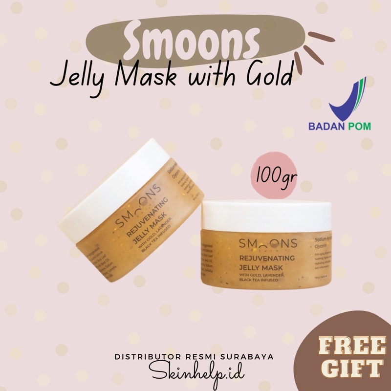 (FREE GIFT)  Smoons Rejuvenating Jelly Mask 100gr [DISTRIBUTOR RESMI]