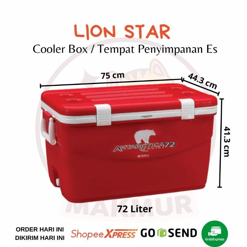 SALE!! COOLER BOX MARINA 6S - 12S - 18S - 24S - 35S - 55 - 72 / TEMPAT PENYIMPANAN ES / CONTAINER BOX ES