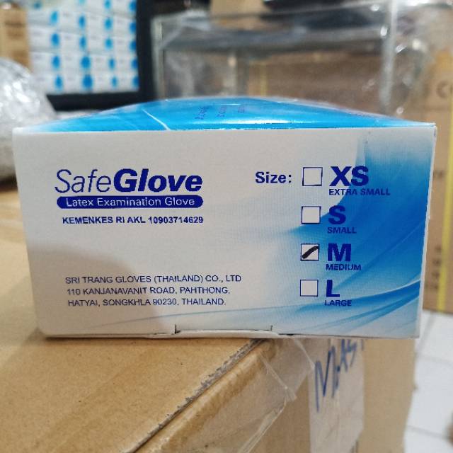 Sarung Tangan Latex SafeGlove  Size M