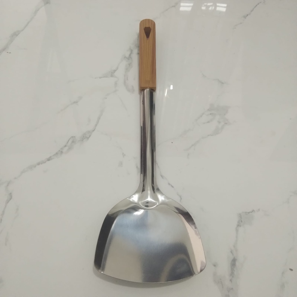 SUTIL STAINLESS STEEL GSF G-371 / SUTIL GAGANG MOTIF KAYU / SPATULA SERBAGUNA GSF 371 / SPATULA GSF G 371 / SPATULA GSF 371 / GSF G-371