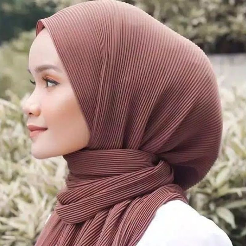 (PREMIUM) pashmina PLISKET ceruty babydoll /PLEATED SHAWL