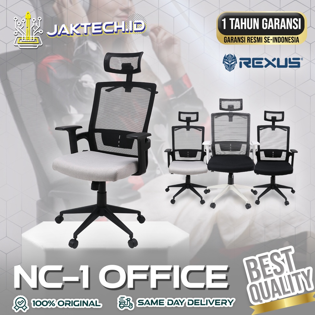 Jual Rexus NC1 NC-1 Ergonomic Office Chair Kursi Kantor Ergonomis ORIGINAL Indonesia|Shopee 