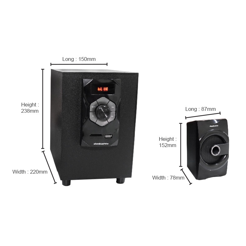 SPEAKER SIMBADDA CST-5000N PLUS SPEAKER BLUETOOTH CST 5000N+  CST 5000