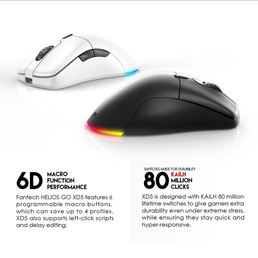 Fantech Helios Go XD5 Wireless Gaming Mouse