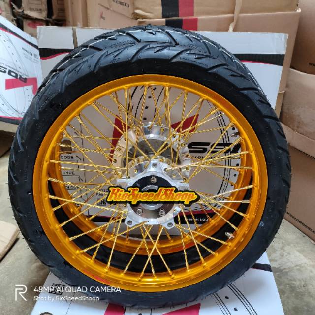 Velg Jupiter Mx King JariJari Gold Velg Gold Set Plus Ban