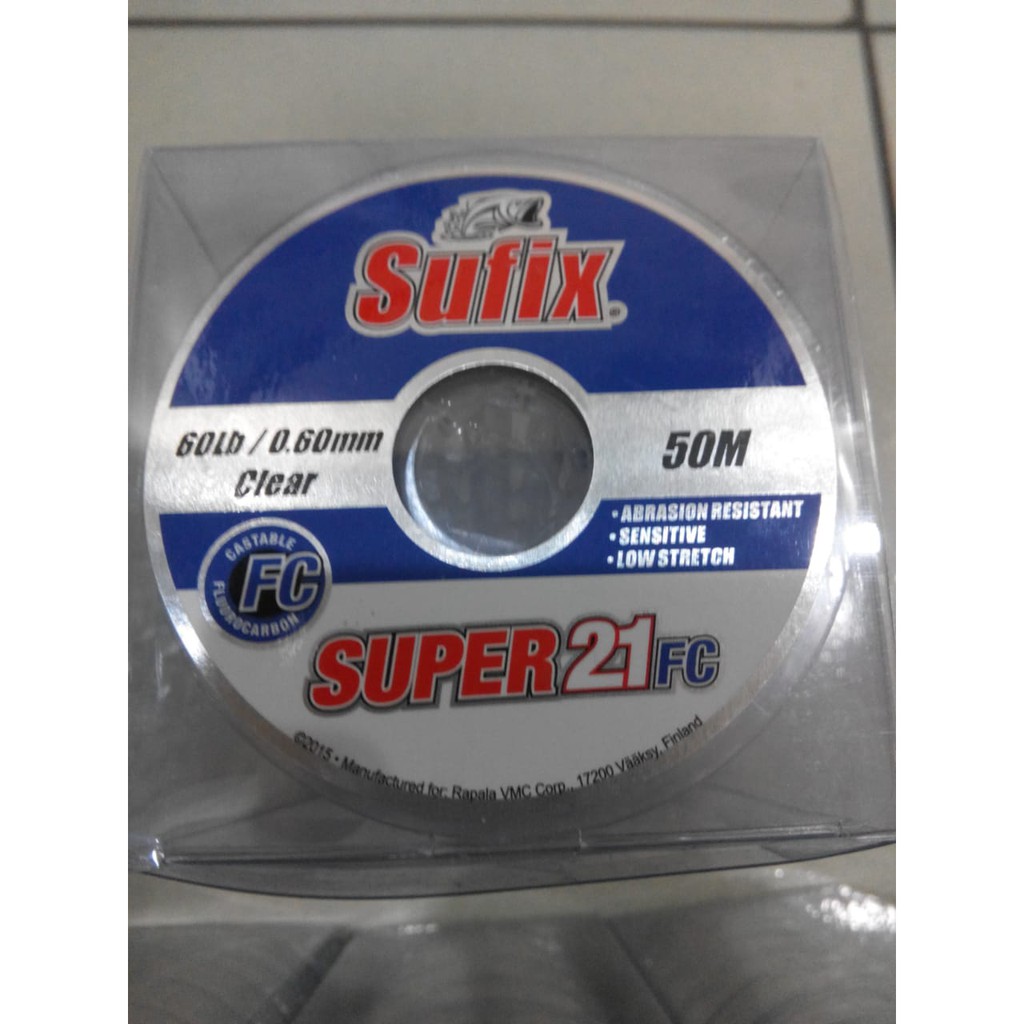 SUFIX SUPER 21FC Fluorocarbon Senar Leader