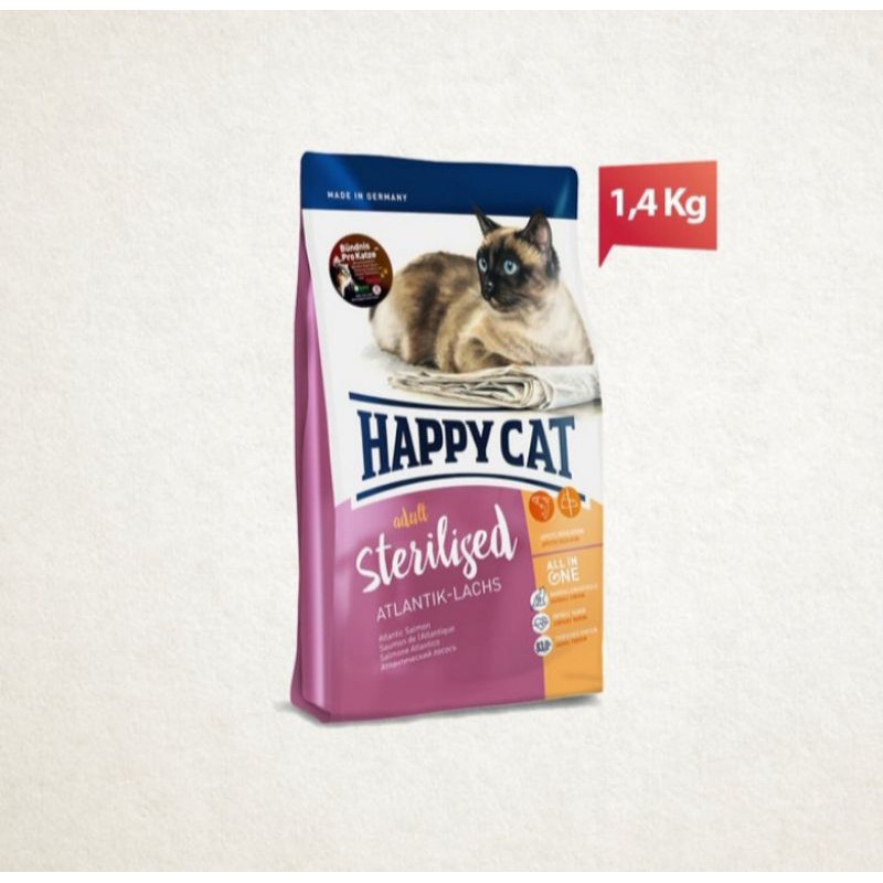 happy cat sterilised salmon 1.4 kg freshpack