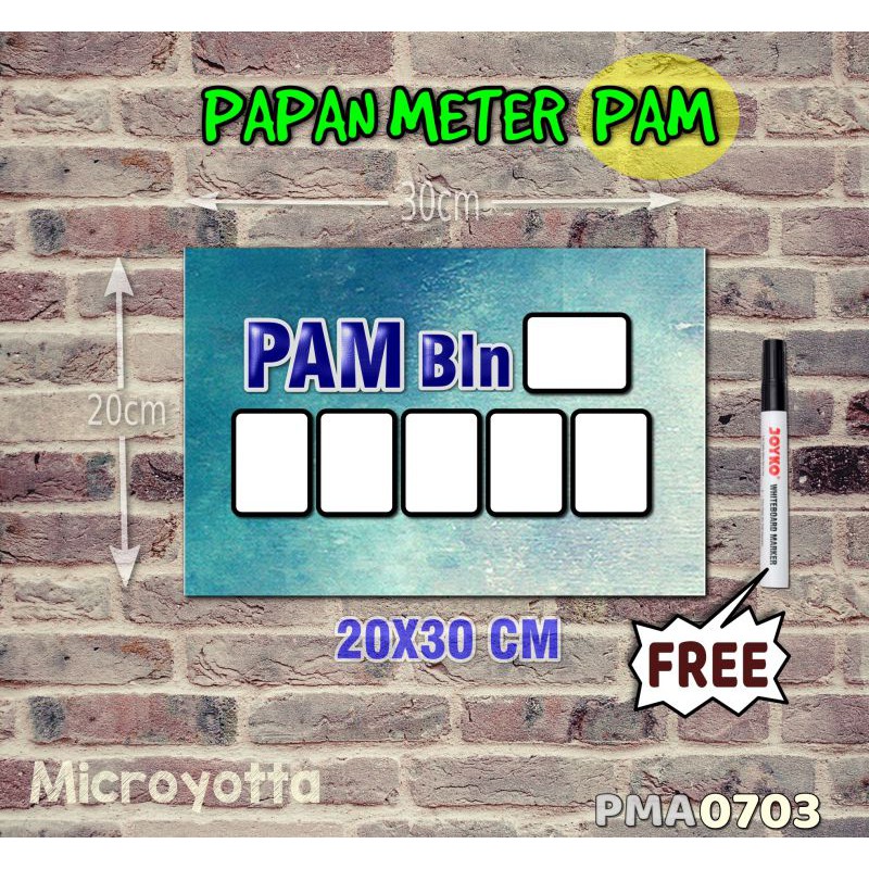 

Microyotta Papan Meter Listrik PLN PAM motif Unik - Pastel 03