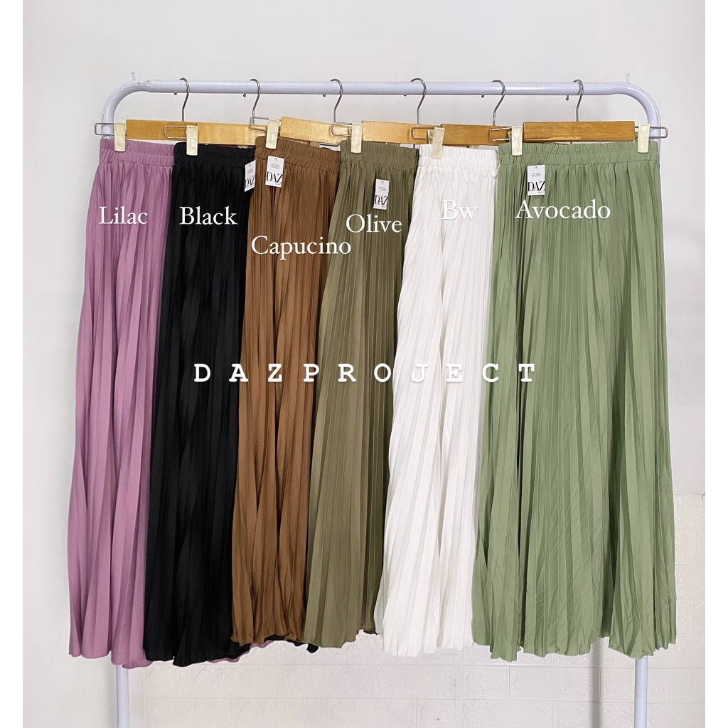 Rok plisket Polos Rok Lipit Rok Polos by DAZPROJECT