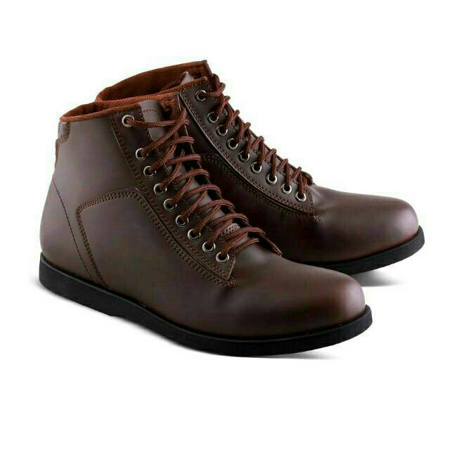 SEPATU BOOT PRIA KULIT ASLI