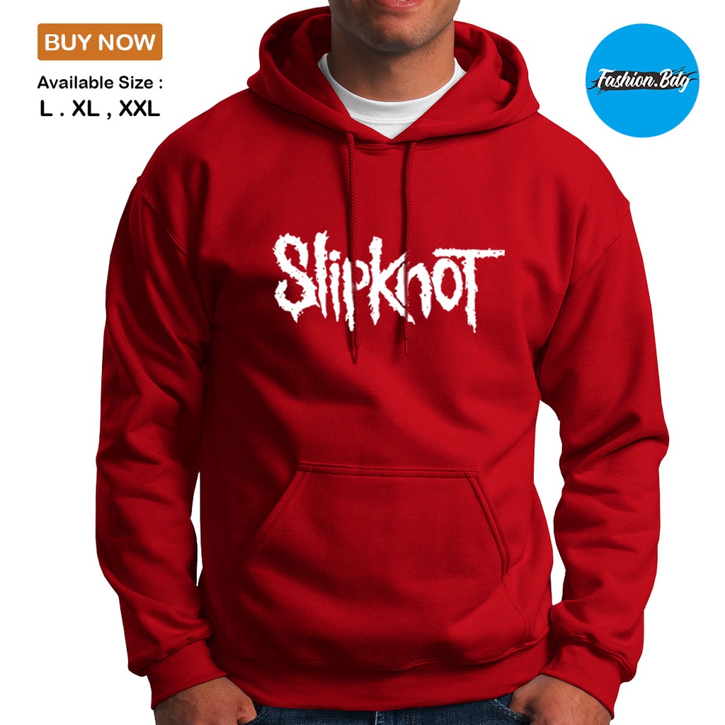 Sweater Hoodie Pria SlipKnot Bahan Fleece UK L-XL