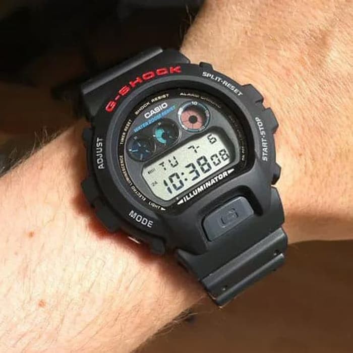 Casio G Shock Dw 6900 1vdr Digital Resin Band Shopee Indonesia