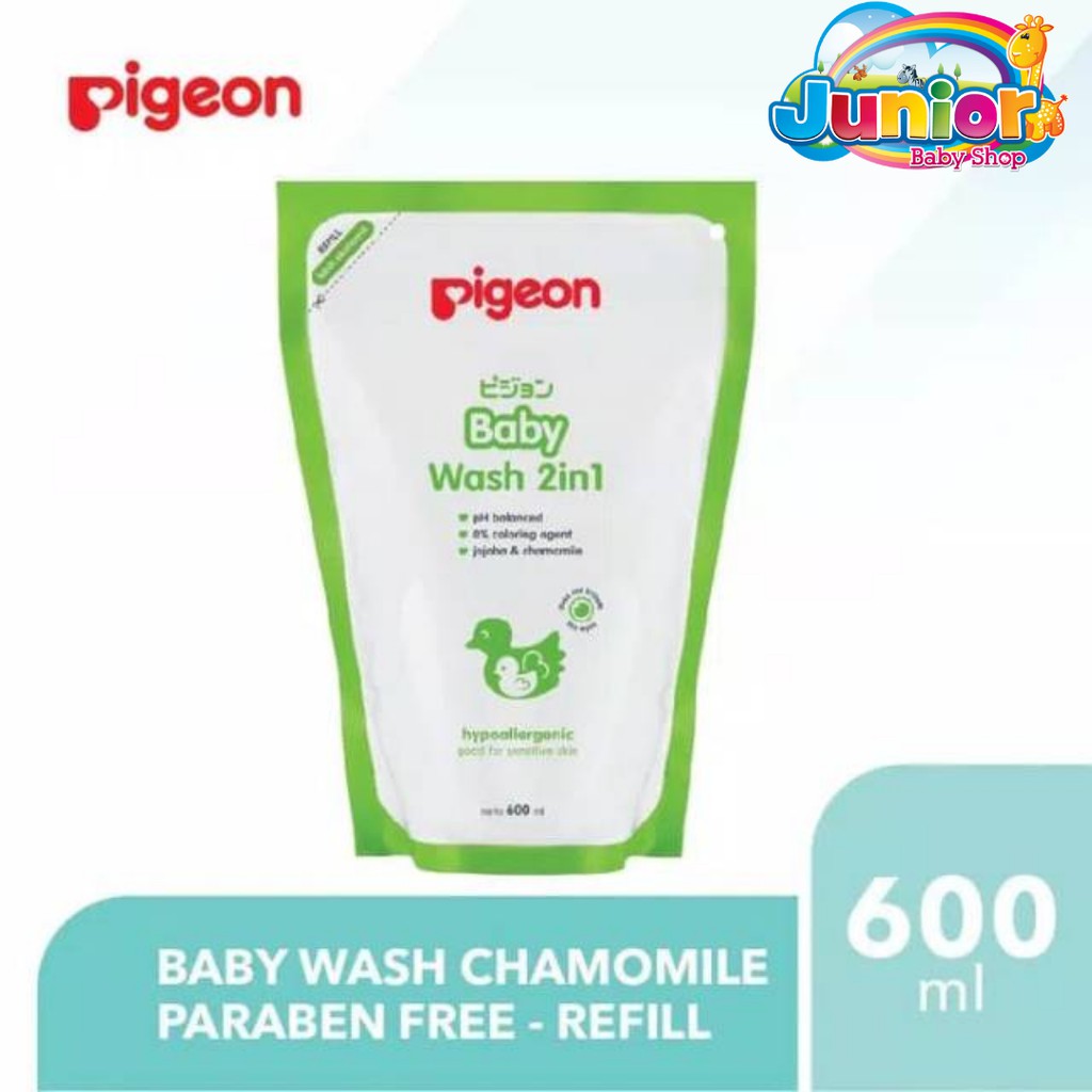 Pigeon Baby Wash Chamomile Refill 350ml/600ml