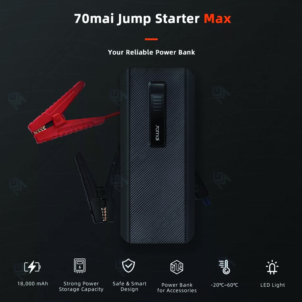 70mai Car Jump Starter MAX PS06 Power Bank