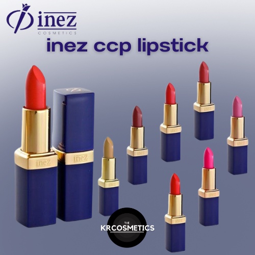 Inez Color Contour Plus Lipstick moisture matte lipstik padat