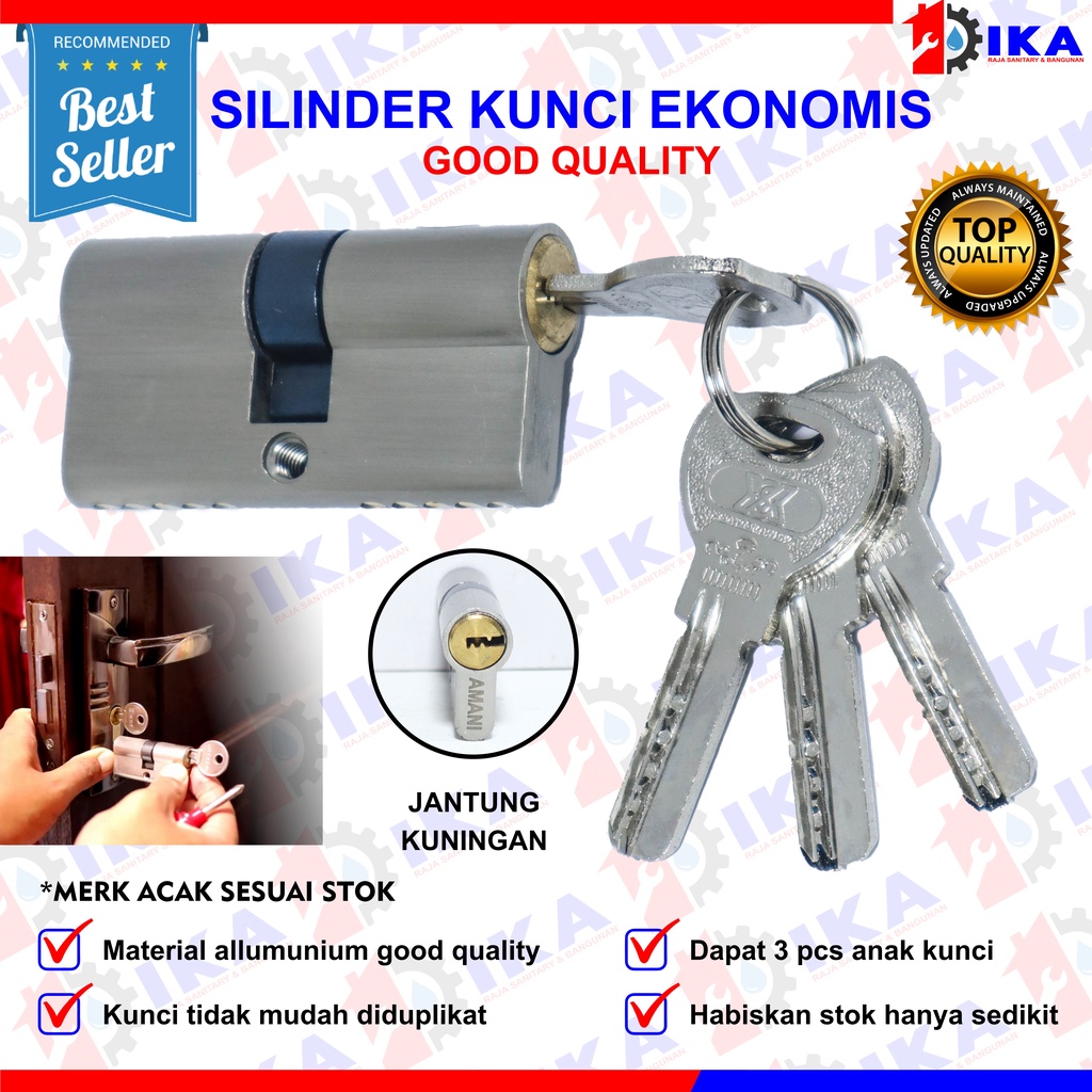 Isi silinder kunci pintu besar kecil computer  key / silinder kunci pintu aldron besar  3 4 5 pcs komputer keys