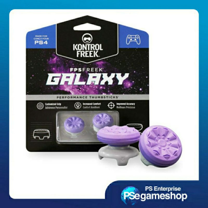 KontrolFreek FPS Galaxy untuk Pengontrol PS4/PS5 (2807-PS5) Ungu