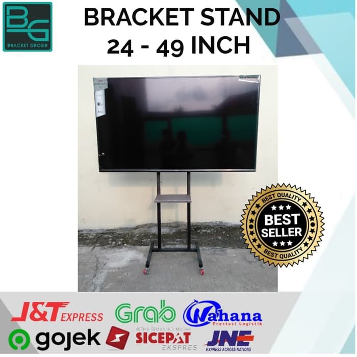 Bracket Stand 32 inch s/d 49&quot; Bisa Gojek holo plat