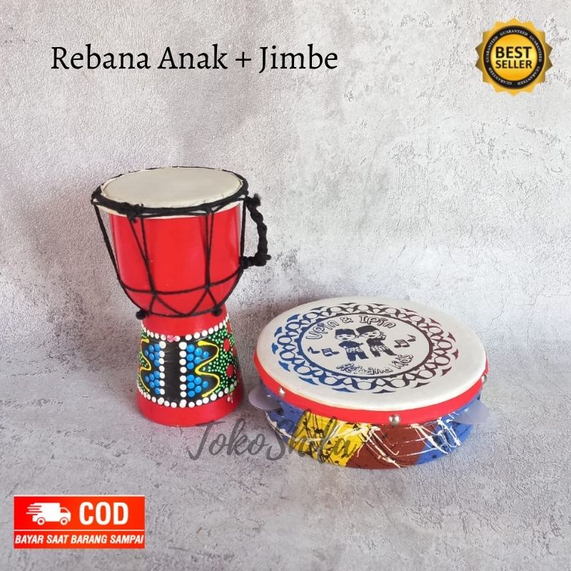 Alat Musik Rebana anak satu paket