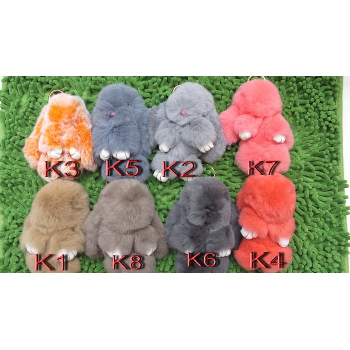 Gantungan Kelinci Bulu Kecil 15cm | Gantungan Tas Kopenhagen Bunny