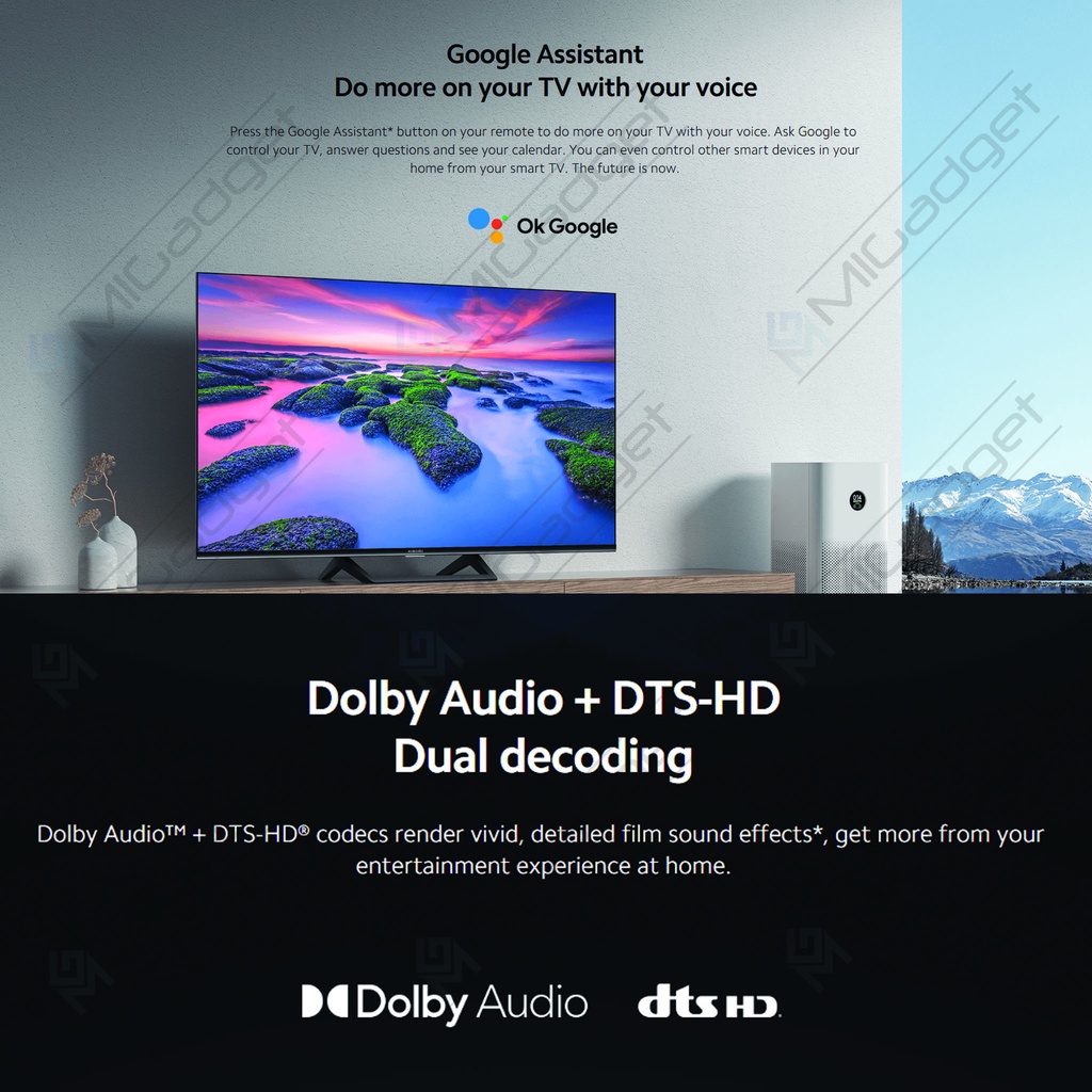 Xiaomi Mi LED TV A2 A 2 55 Inch 4K UHD Dolby Vision HDR 10 Android Smart TV