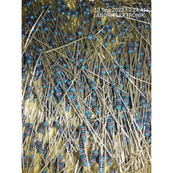 Paket 50 pcs Resistor 10K - 1/4 W RESISTOR METAT FILM 1%