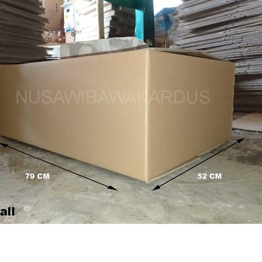 

◘ kardus box packing polos Double Wall 79x52x26cm, murah, kotak karton ♥