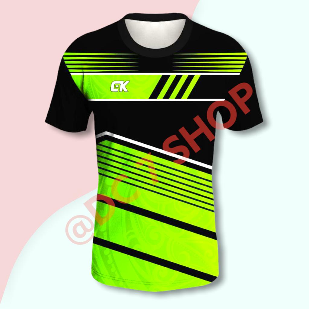 KAOS OLAHRAGA WANITA KAOS VOLLY WANITA BAJU VOLLY BAJU BADMINTON BAJU TRAINING PRINTING SIZELXL 94