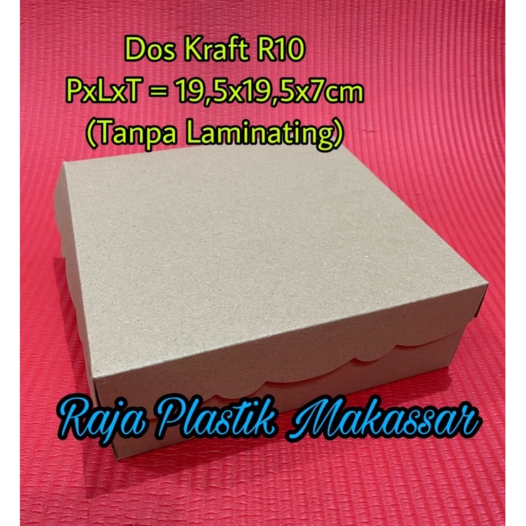 

dos brown R10 / dos makanan R10 20x20 / Dos kue kraft R10