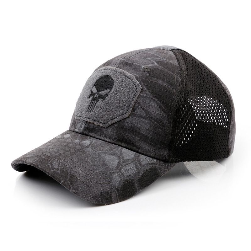 TOPI TAKTIKAL TOPI TACTICAL VELCRO TOPI KOMANDO  New tide cool Punisher Skull