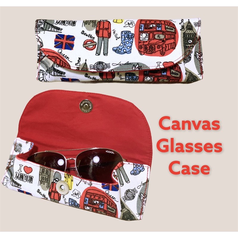 Fawn’G Handmade - Canvas Glasses Case | Pouch Kacamata | Tempat Kacamata